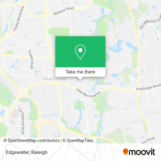 Edgewater map