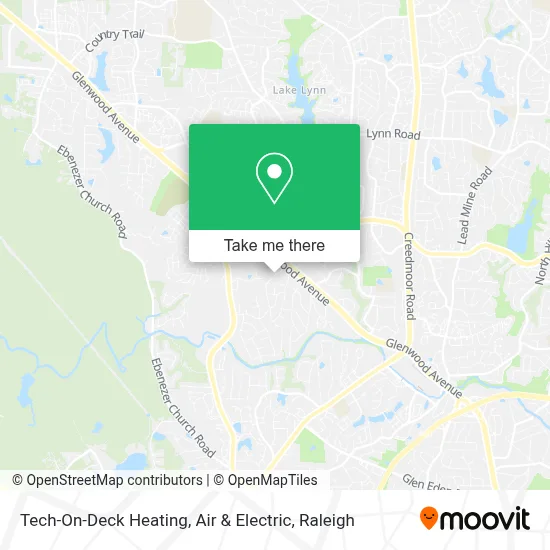Tech-On-Deck Heating, Air & Electric map