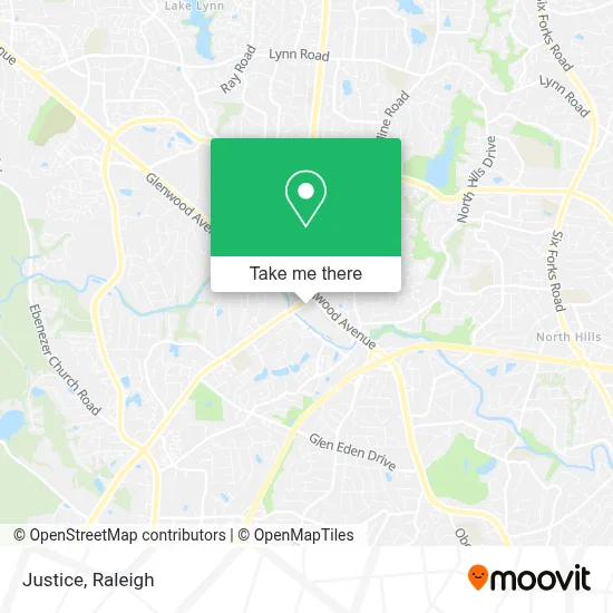 Justice map