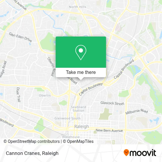 Cannon Cranes map