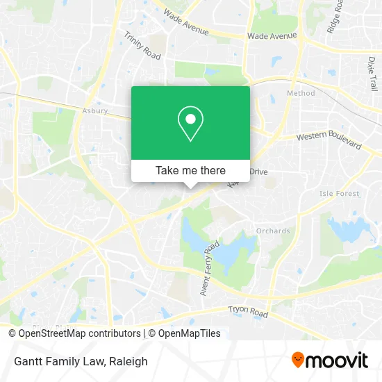 Gantt Family Law map