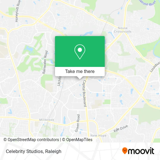 Celebrity Studios map