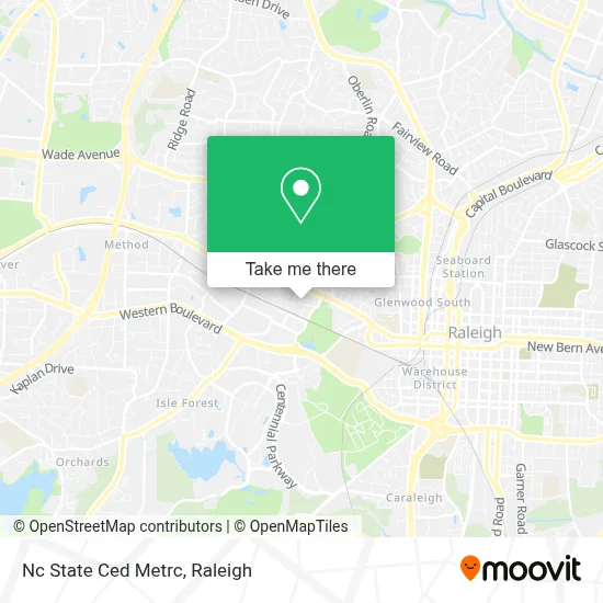 Nc State Ced Metrc map