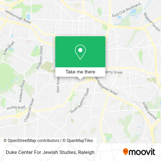 Duke Center For Jewish Studies map