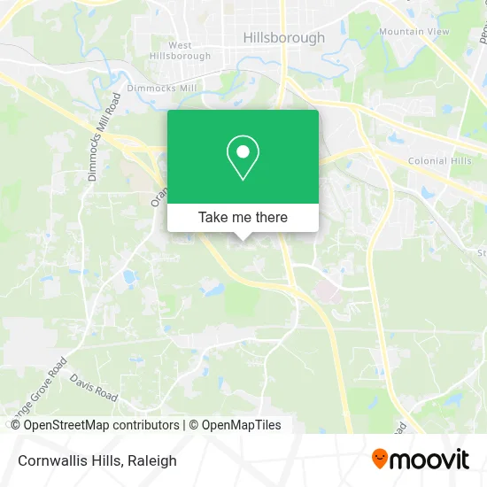 Cornwallis Hills map