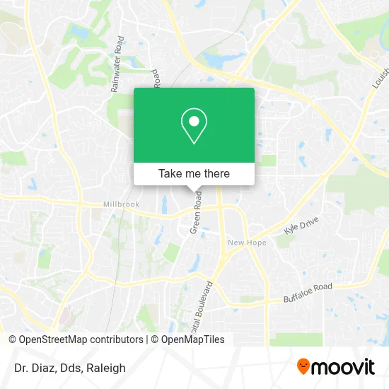 Dr. Diaz, Dds map
