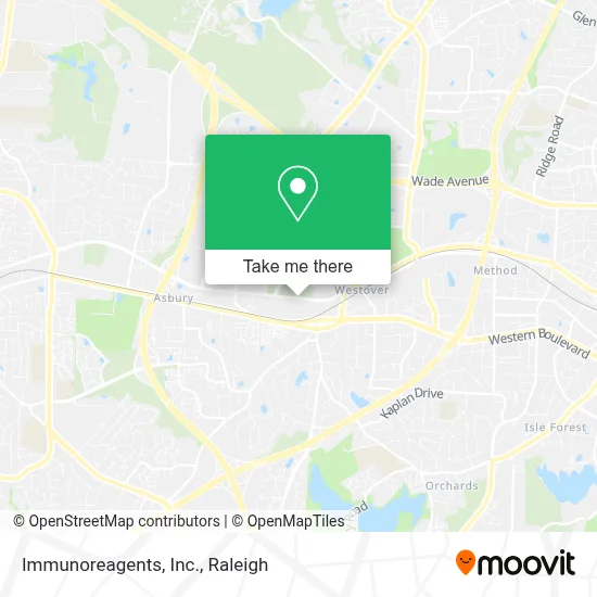 Immunoreagents, Inc. map