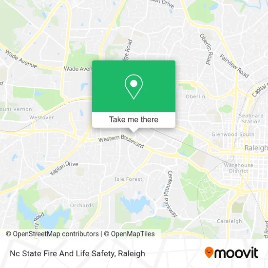 Nc State Fire And Life Safety map