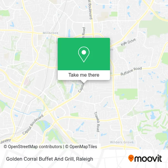 Golden Corral Buffet And Grill map