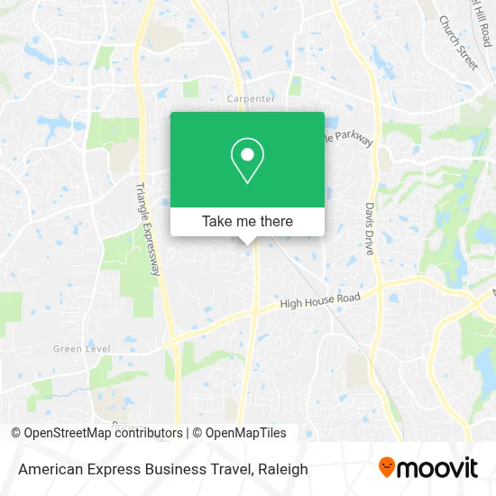American Express Business Travel map