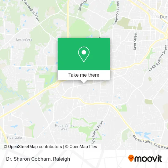 Dr. Sharon Cobham map
