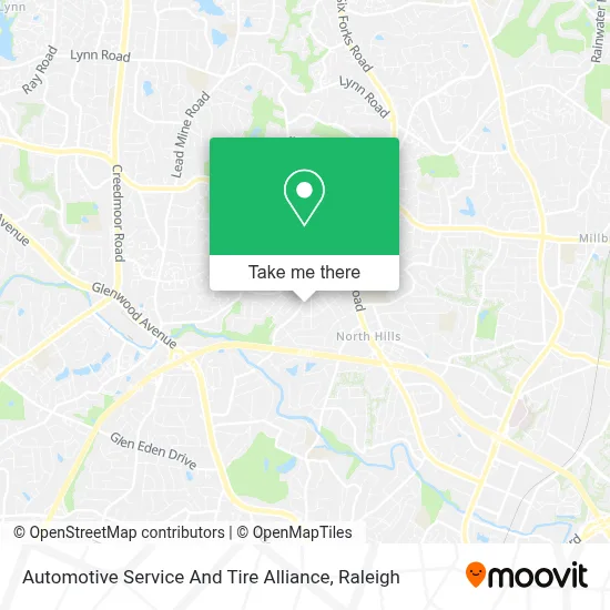 Automotive Service And Tire Alliance map