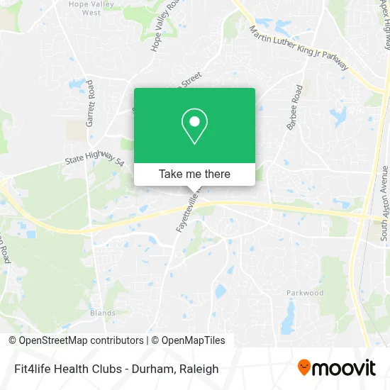 Fit4life Health Clubs - Durham map