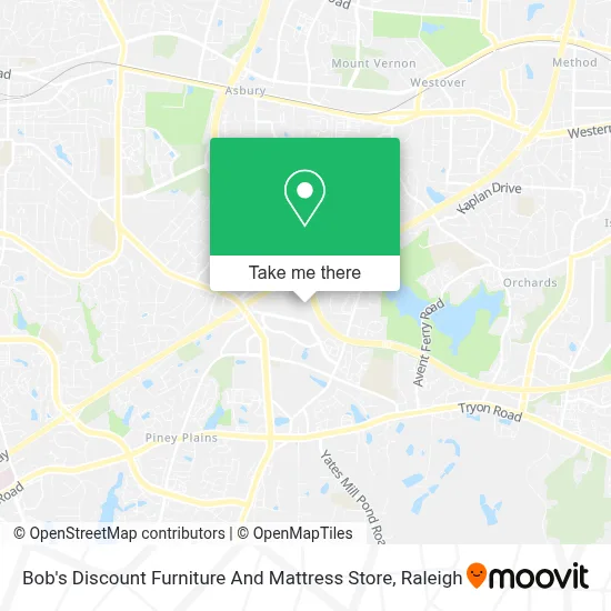 Bob's Discount Furniture And Mattress Store map