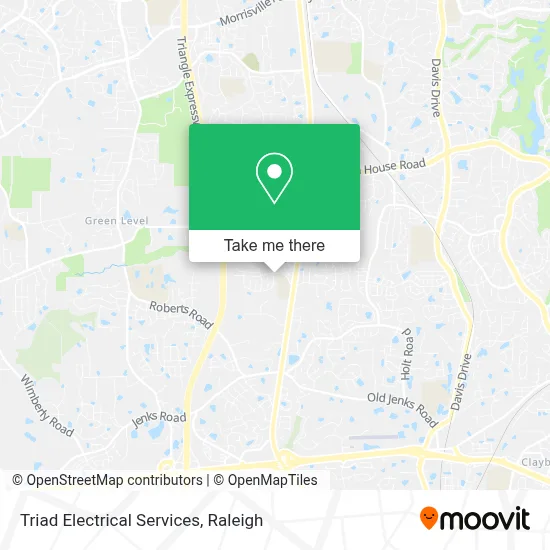 Mapa de Triad Electrical Services