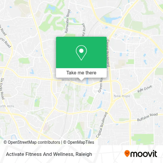 Activate Fitness And Wellness map