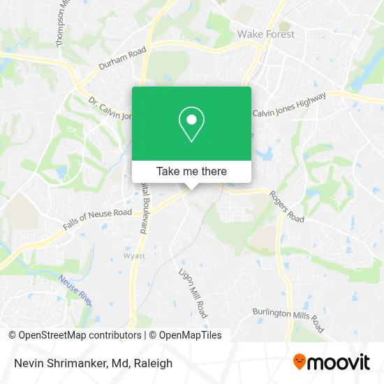 Nevin Shrimanker, Md map