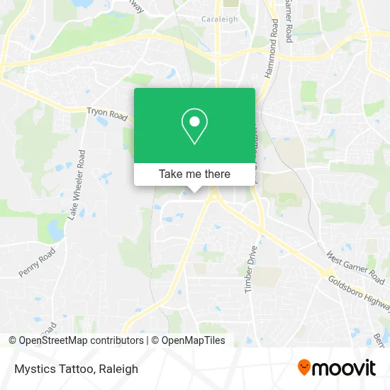 Mystics Tattoo map