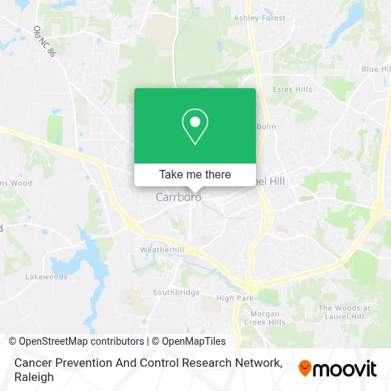 Cancer Prevention And Control Research Network map