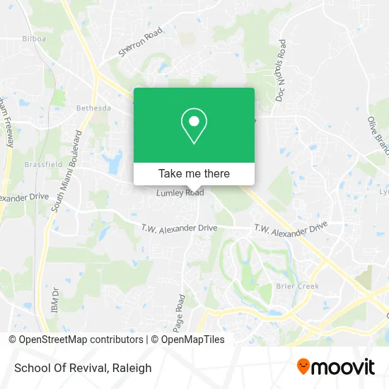 School Of Revival map