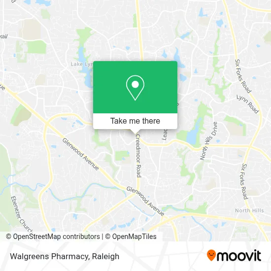 Walgreens Pharmacy map