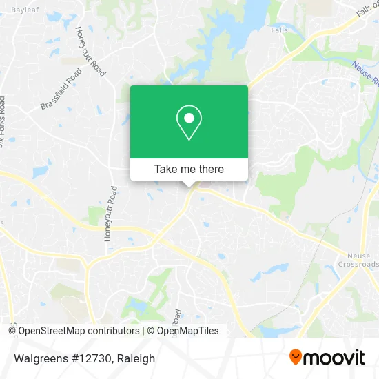 Walgreens #12730 map