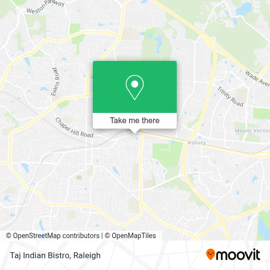 Taj Indian Bistro map