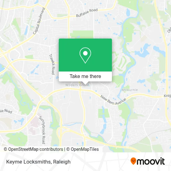 Keyme Locksmiths map