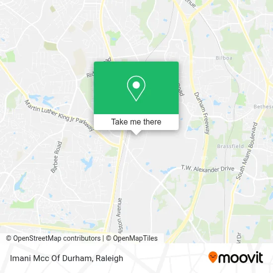 Imani Mcc Of Durham map