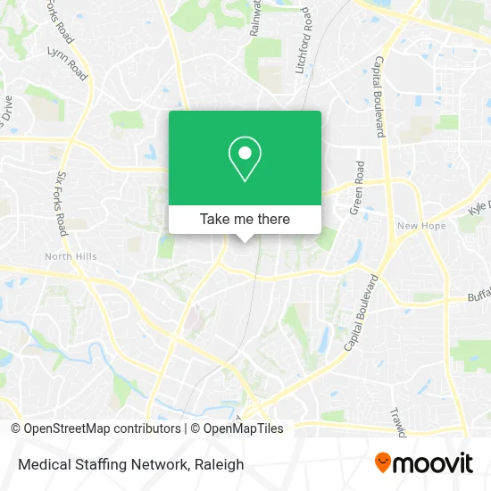 Medical Staffing Network map