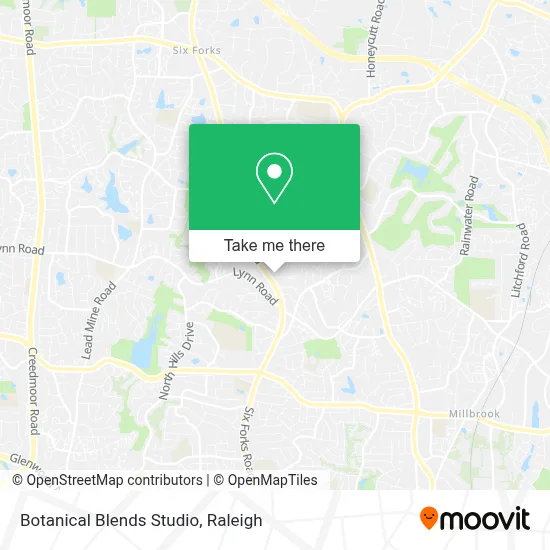 Botanical Blends Studio map