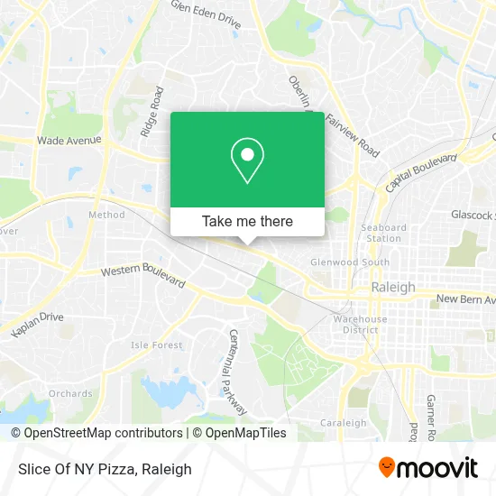 Slice Of NY Pizza map