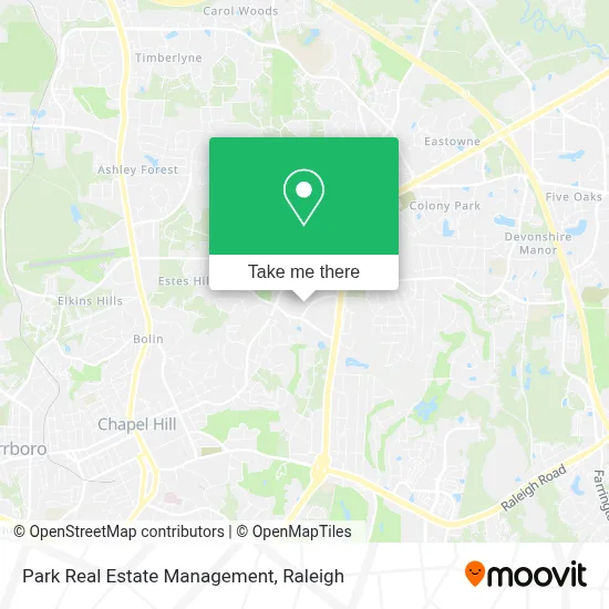 Park Real Estate Management map