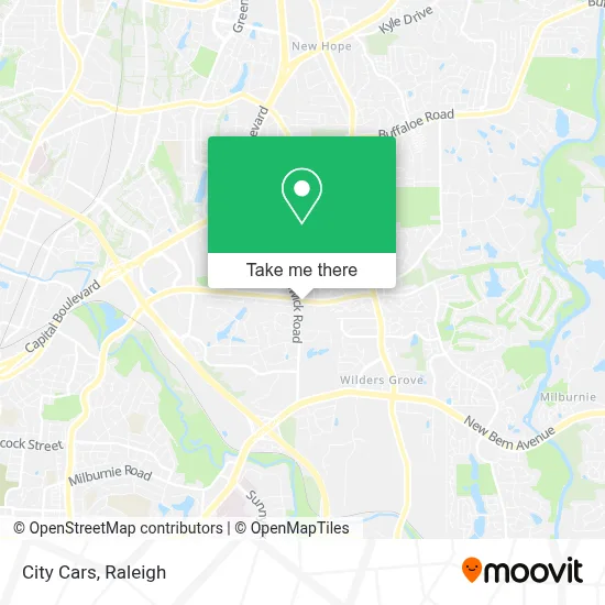 City Cars map