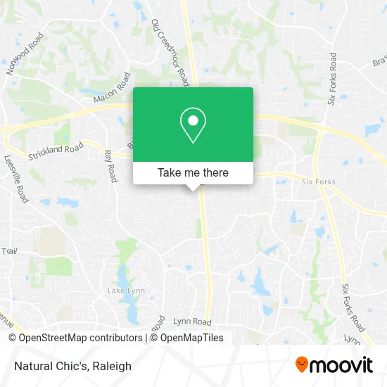 Natural Chic's map