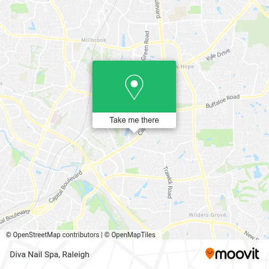 Diva Nail Spa map