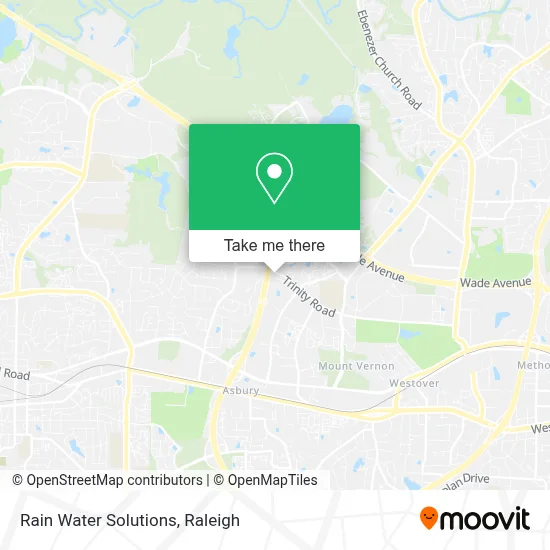 Rain Water Solutions map