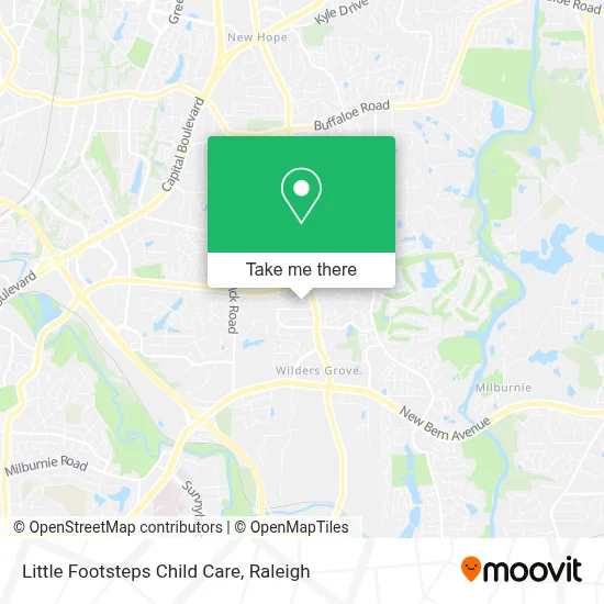 Little Footsteps Child Care map