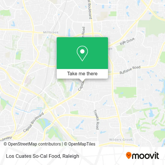 Los Cuates So-Cal Food map
