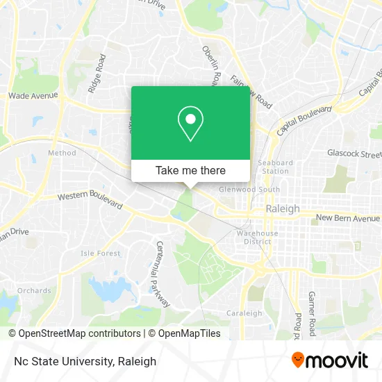 Nc State University map