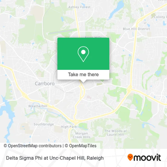Delta Sigma Phi at Unc-Chapel Hill map