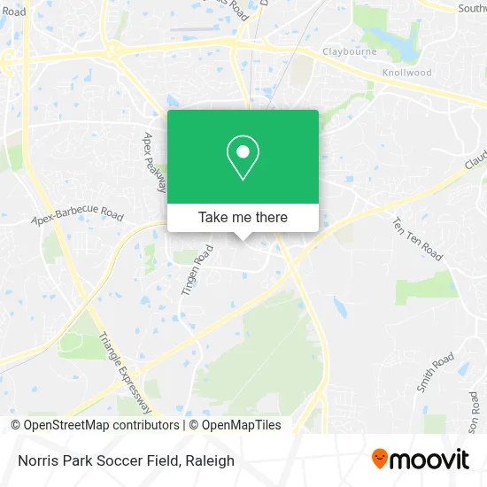 Norris Park Soccer Field map