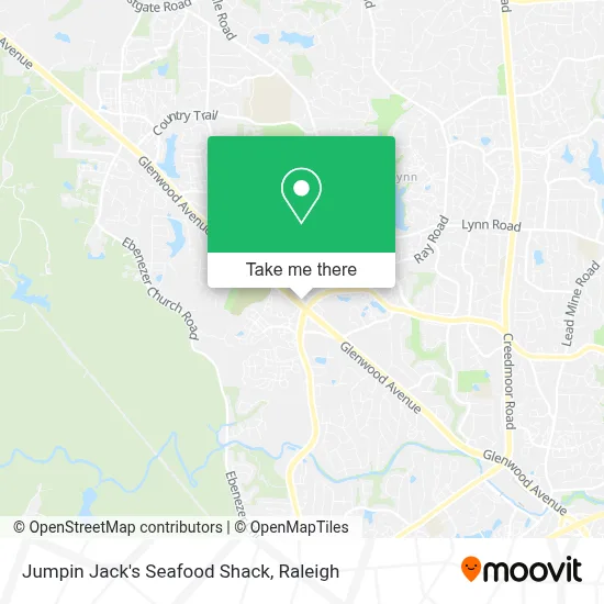 Jumpin Jack's Seafood Shack map