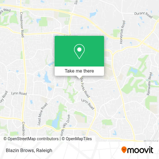Blazin Brows map