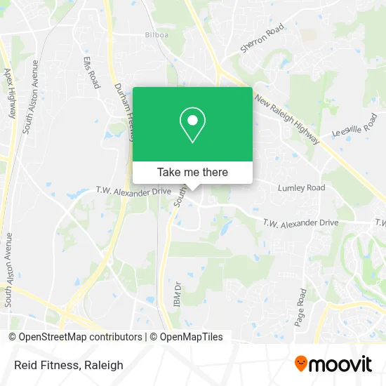 Reid Fitness map