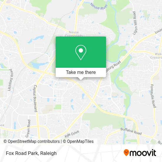 Fox Road Park map