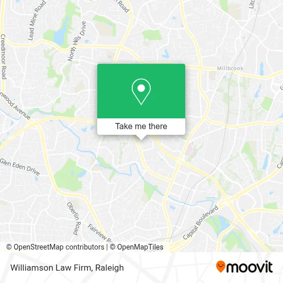 Williamson Law Firm map