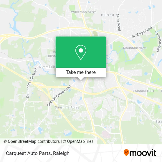 Carquest Auto Parts map