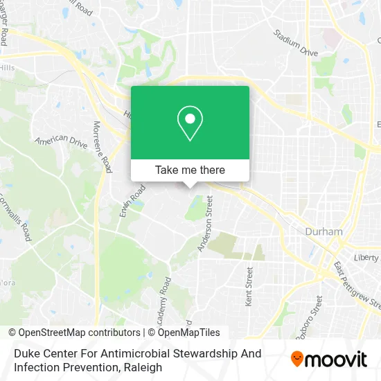 Duke Center For Antimicrobial Stewardship And Infection Prevention map
