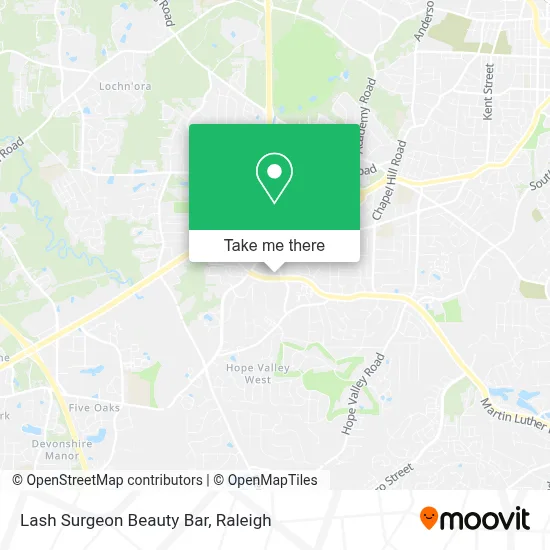 Lash Surgeon Beauty Bar map